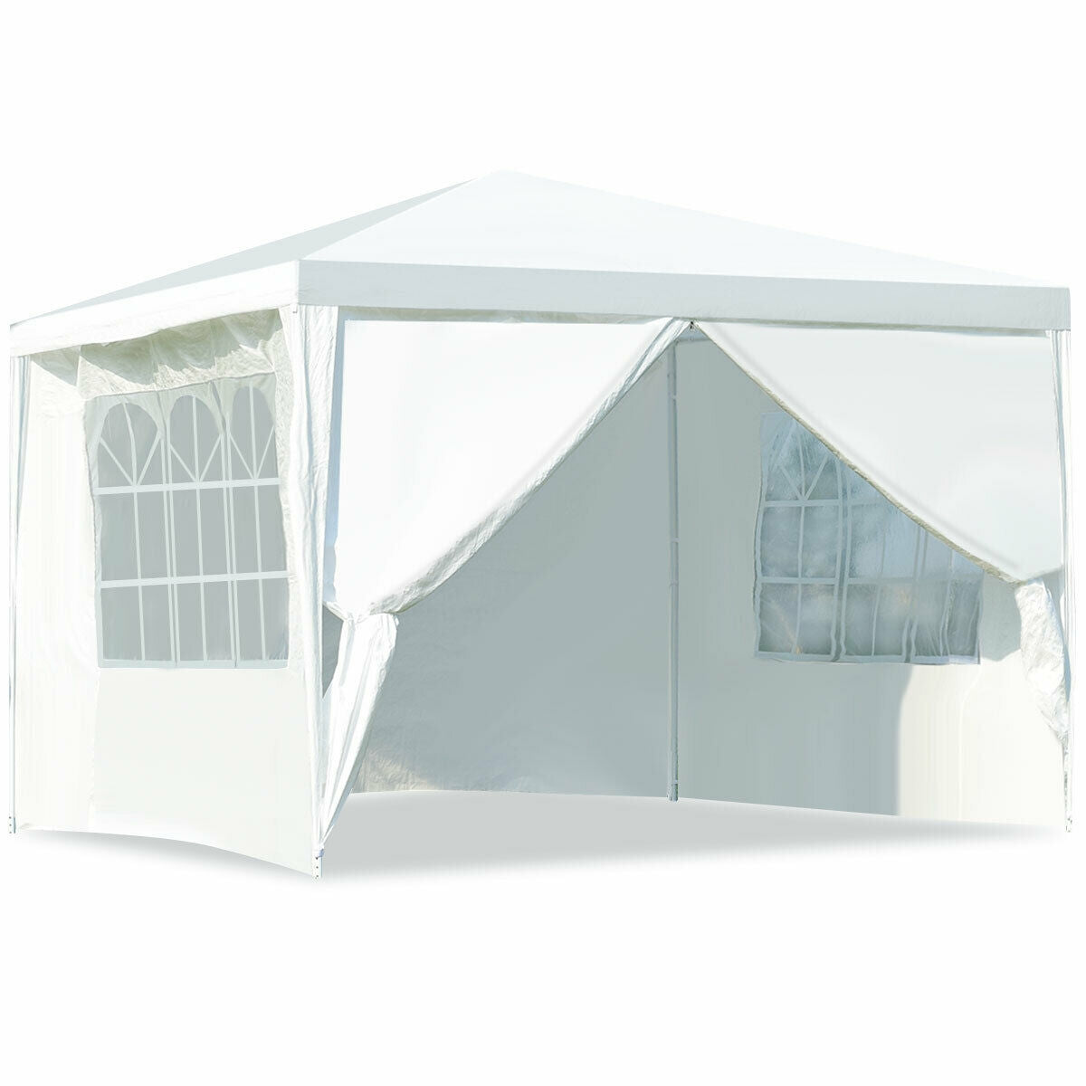 10 x 10 Feet Outdoor Side Walls Canopy Tent with 4 Removable SidewallsÂ
