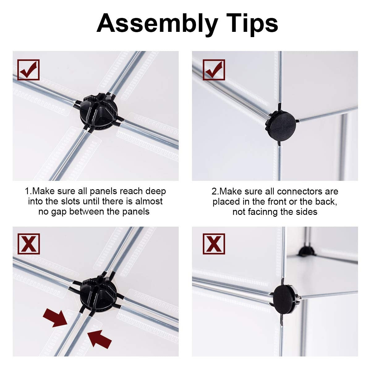 DIY 8 Cubes Portable Closet Storage OrganizerÂ