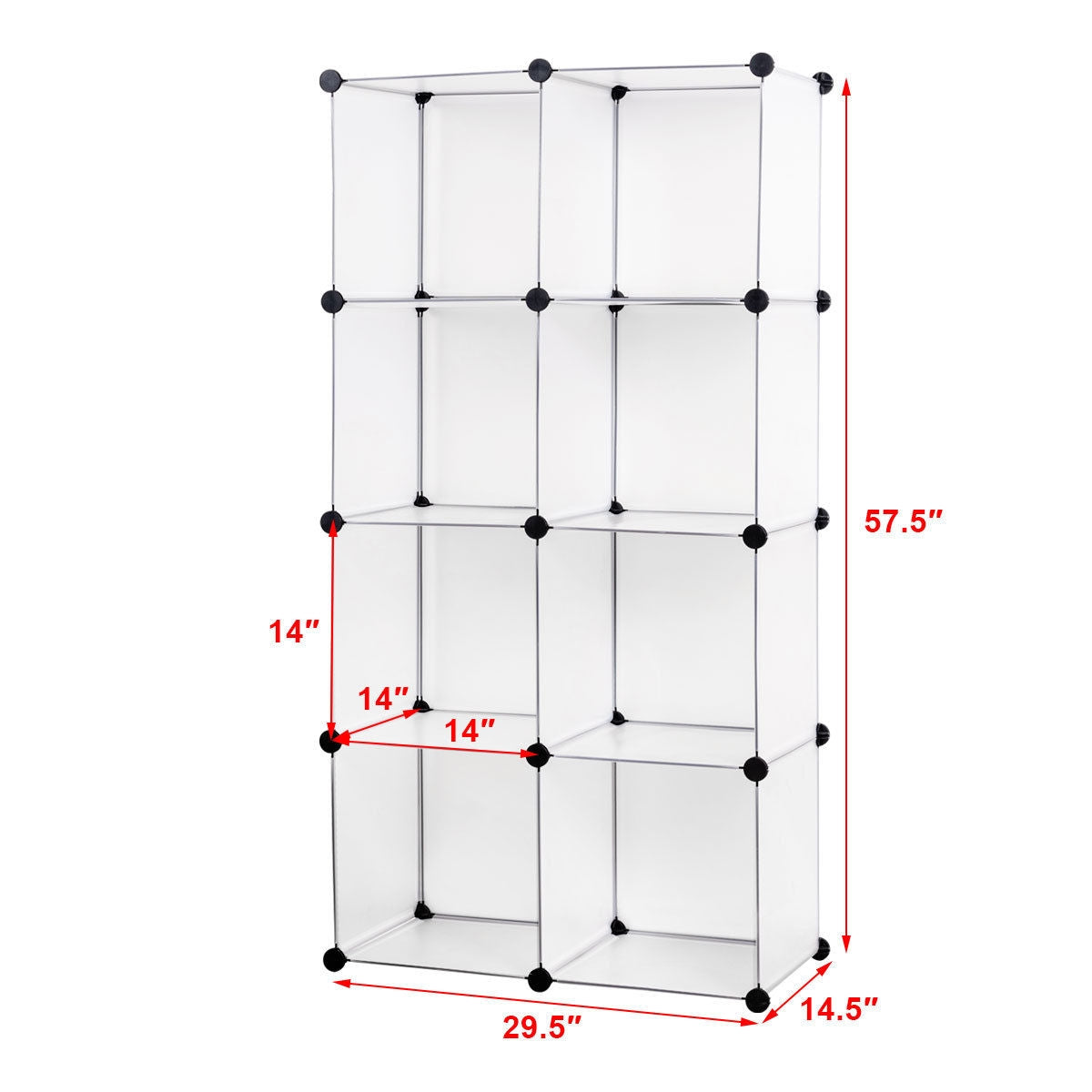 DIY 8 Cubes Portable Closet Storage OrganizerÂ