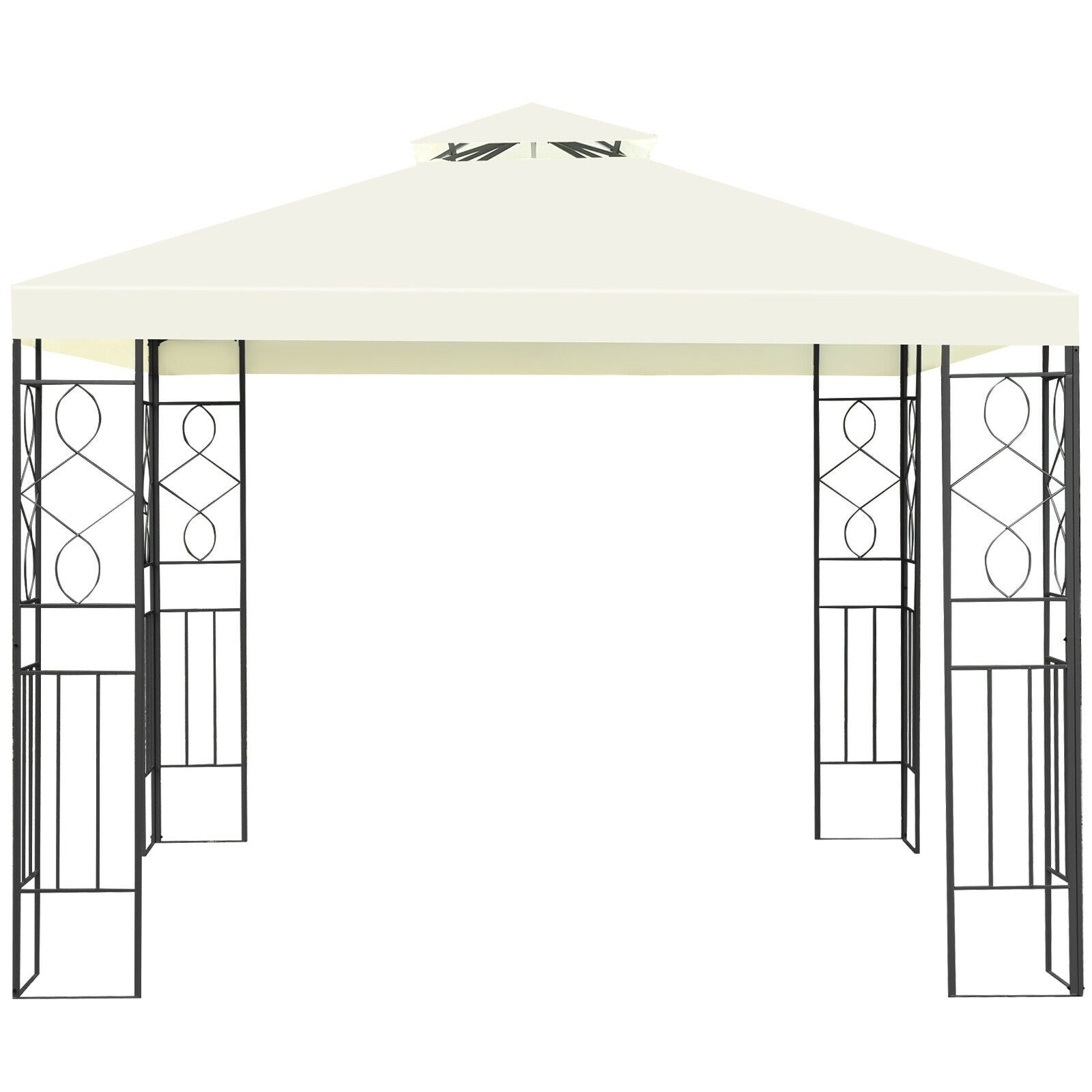 2 Tiers 10 x 10 Feet Patio Gazebo Canopy TentÂ