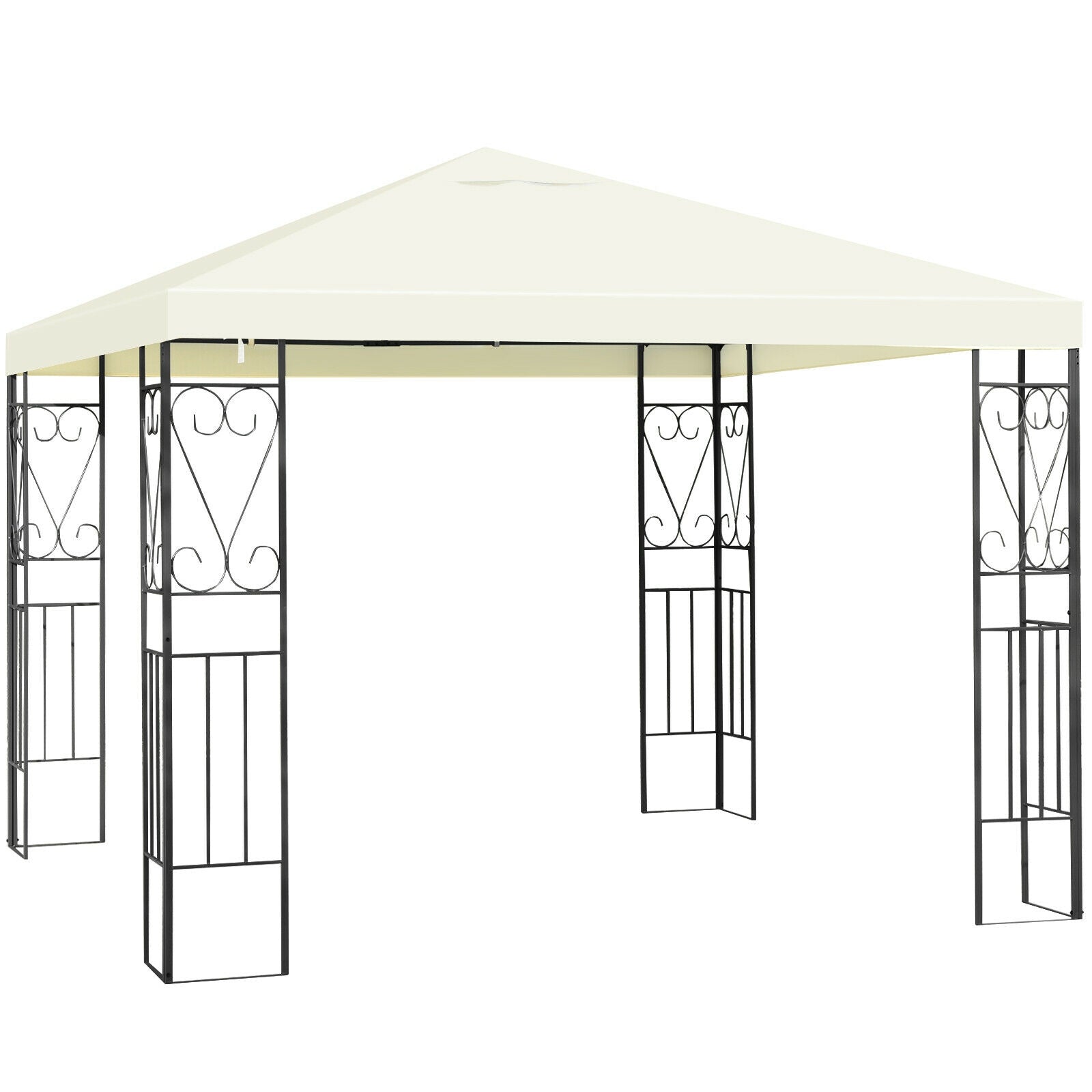 10 x 10 Feet Patio Gazebo Canopy Tent Garden ShelterÂ
