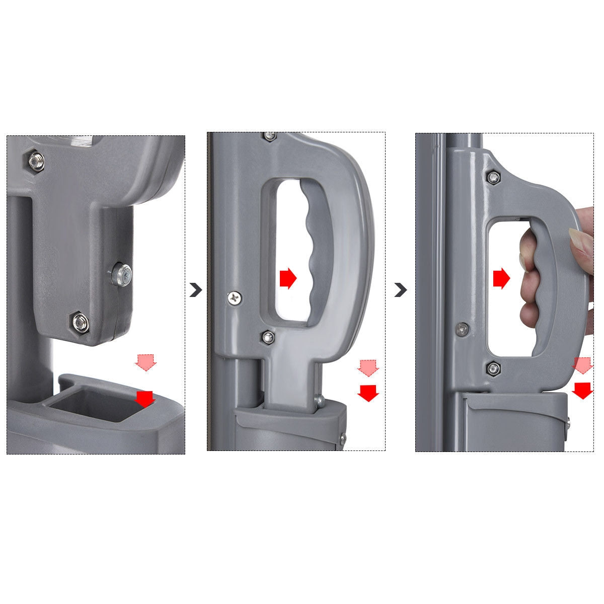 237 x 63 Inch Patio Retractable Double Folding Side Awning Screen DividerÂ