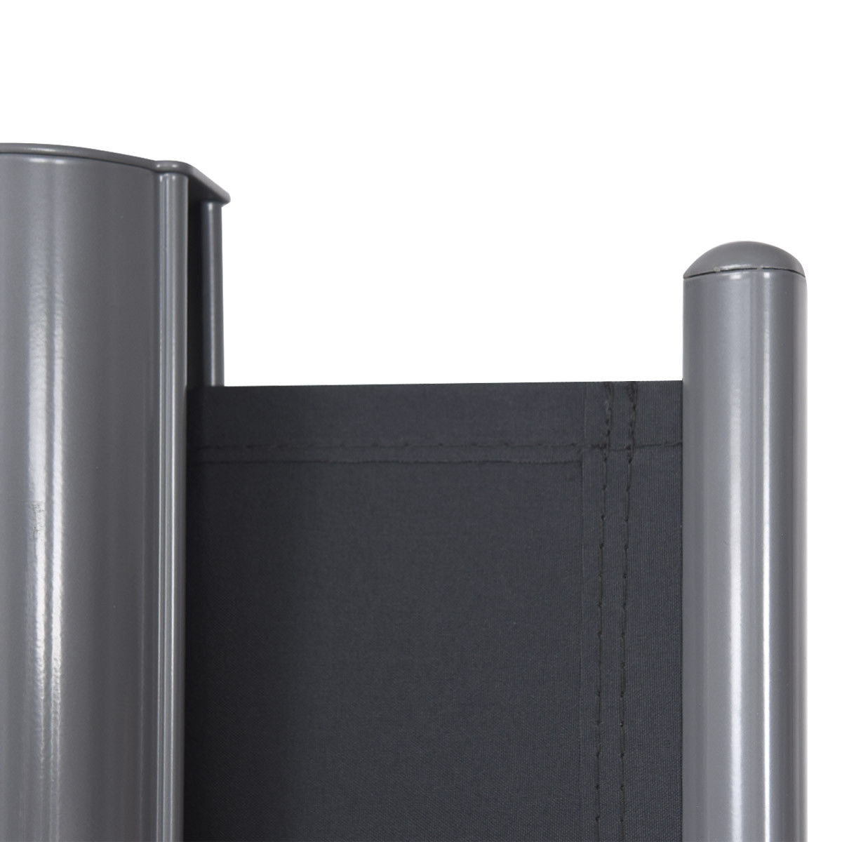 118.5 x 63 Inch Patio Retractable Folding Side Awning Screen Privacy DividerÂ