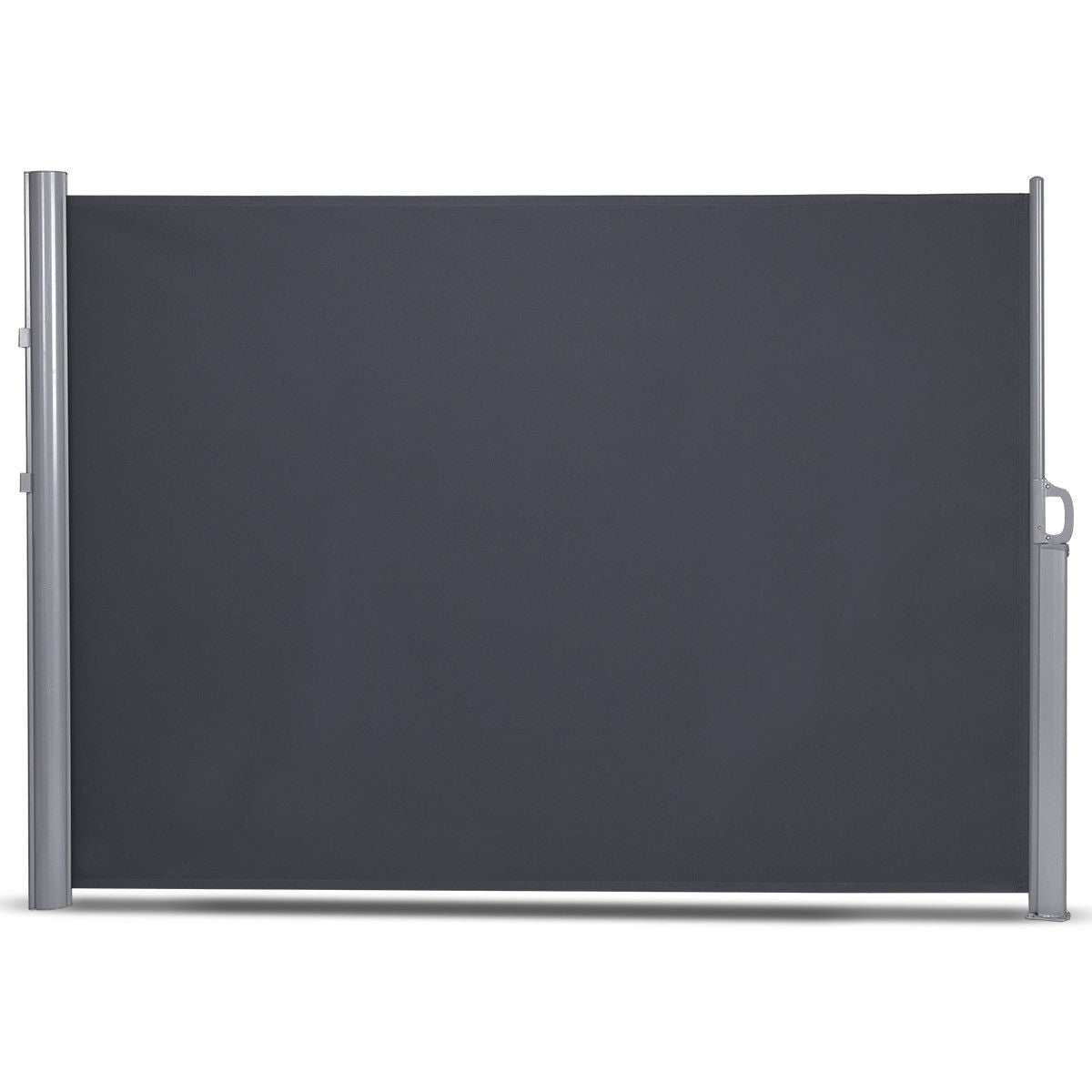 118.5 x 63 Inch Patio Retractable Folding Side Awning Screen Privacy DividerÂ