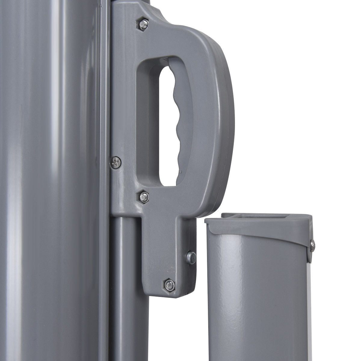 118.5 x 63 Inch Patio Retractable Folding Side Awning Screen Privacy DividerÂ