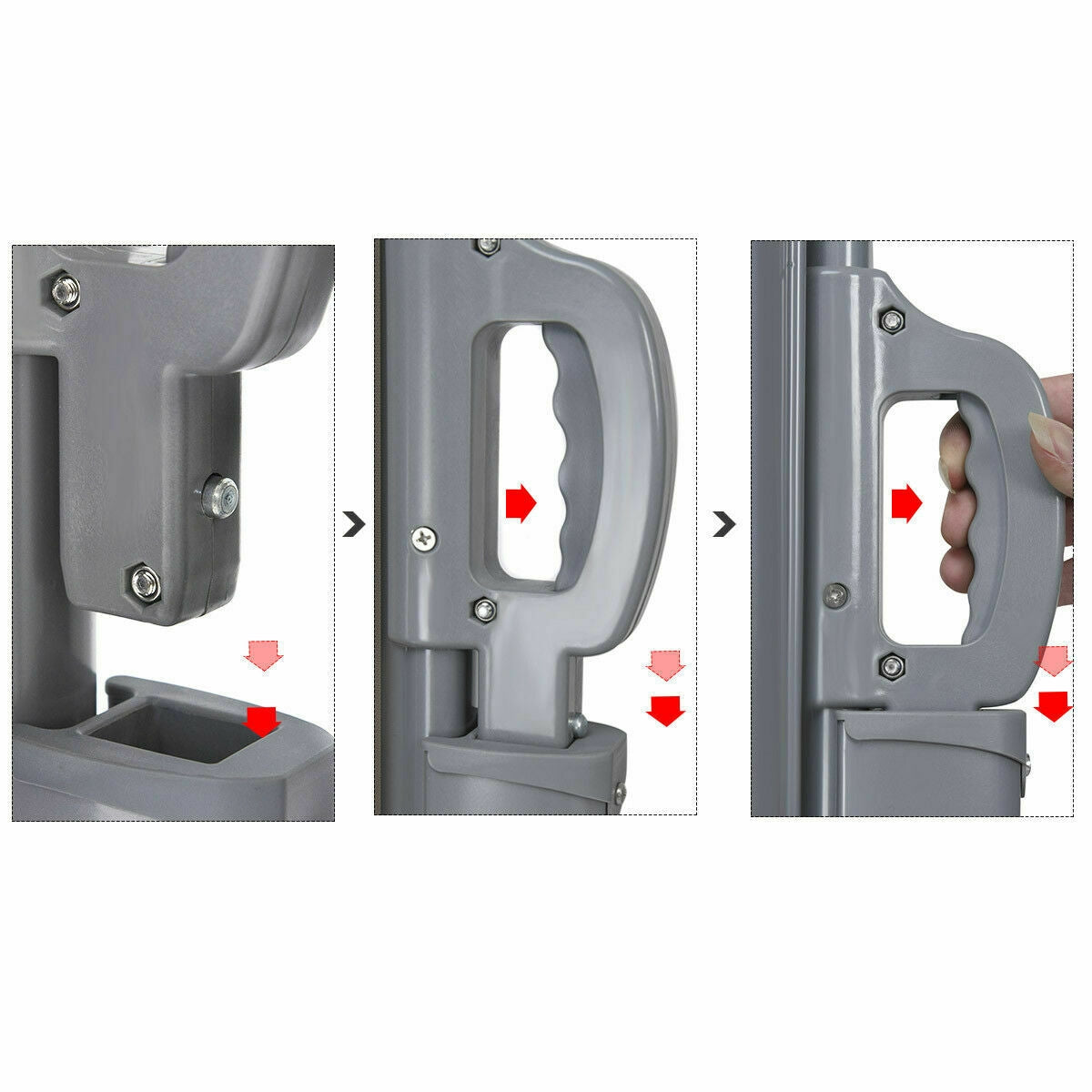 237 x 71 Inch Patio Retractable Double Folding Side Awning Screen DividerÂ