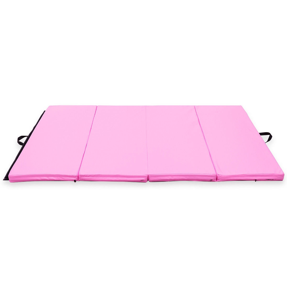 4' x 6' x 2" PU Thick Folding Panel Exercise Gymnastics Mat-PinkÂ