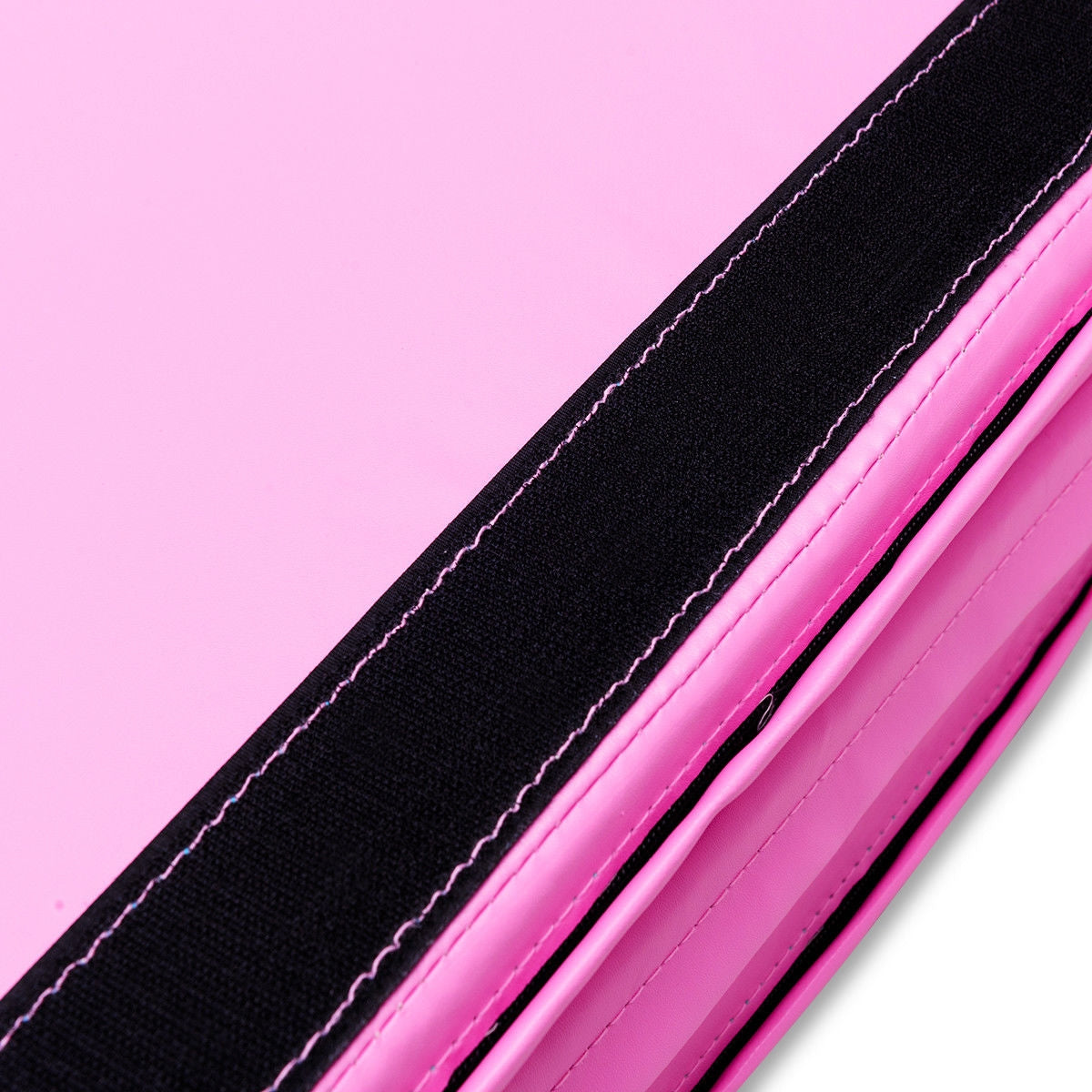 4' x 6' x 2" PU Thick Folding Panel Exercise Gymnastics Mat-PinkÂ