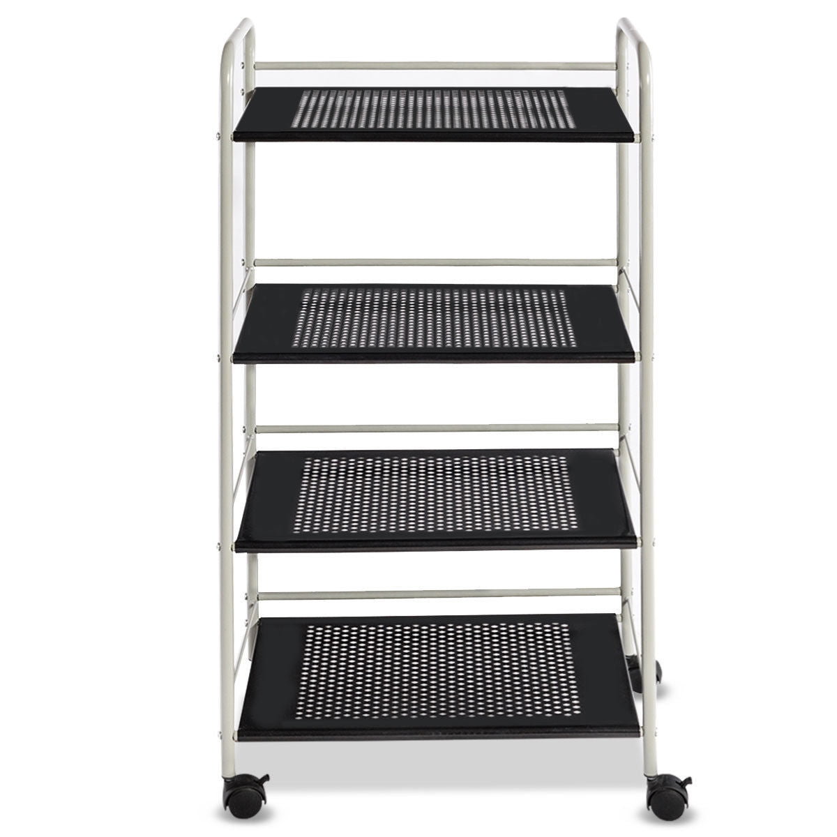 4 Tiers Rolling Cart Storage Display Rack-19.5 InchÂ