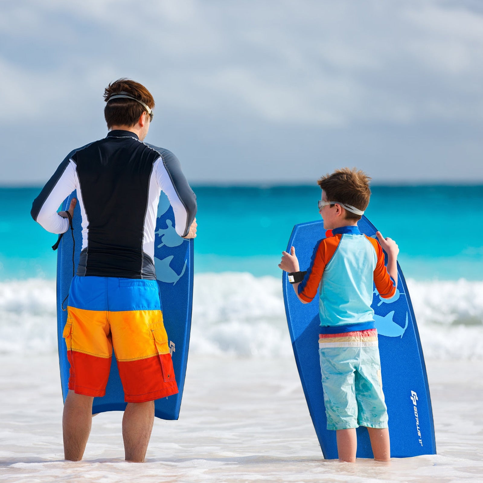 Lightweight Super Bodyboard Surfing W/Leash IXPE Deck EPS Core Boarding-LÂ