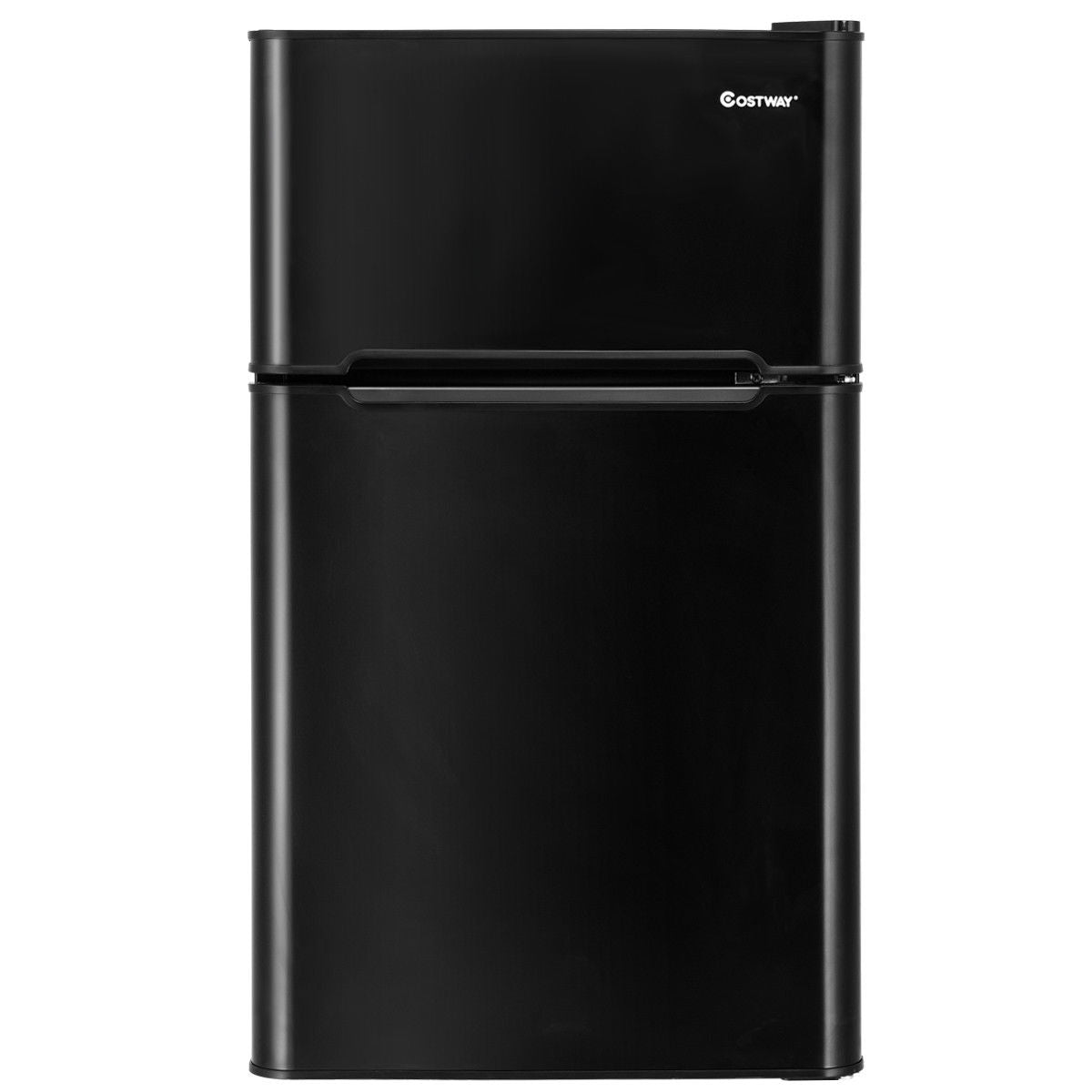 3.2 cu ft. Compact Stainless Steel Refrigerator-BlackÂ