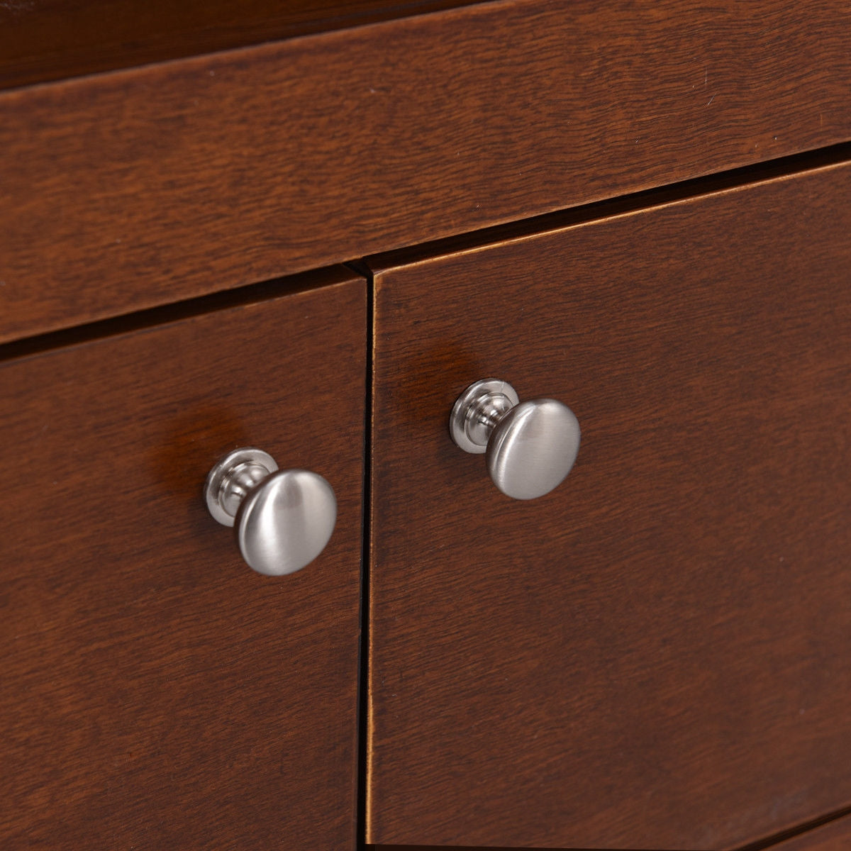 44 Inch Wooden Storage Cabinet TV StandÂ