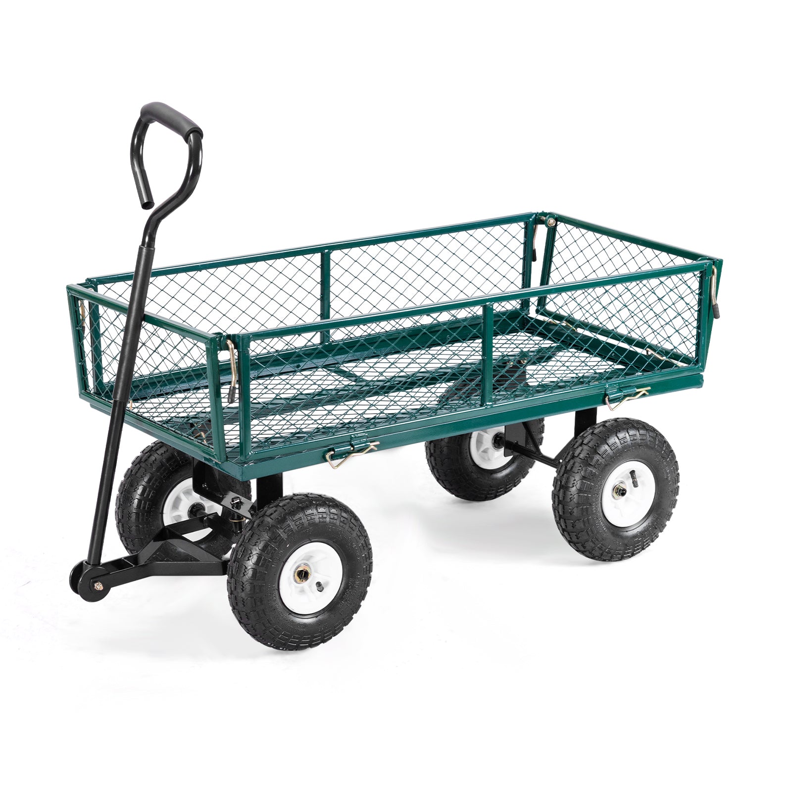 Heavy Duty Garden Utility Cart Wagon WheelbarrowÂ