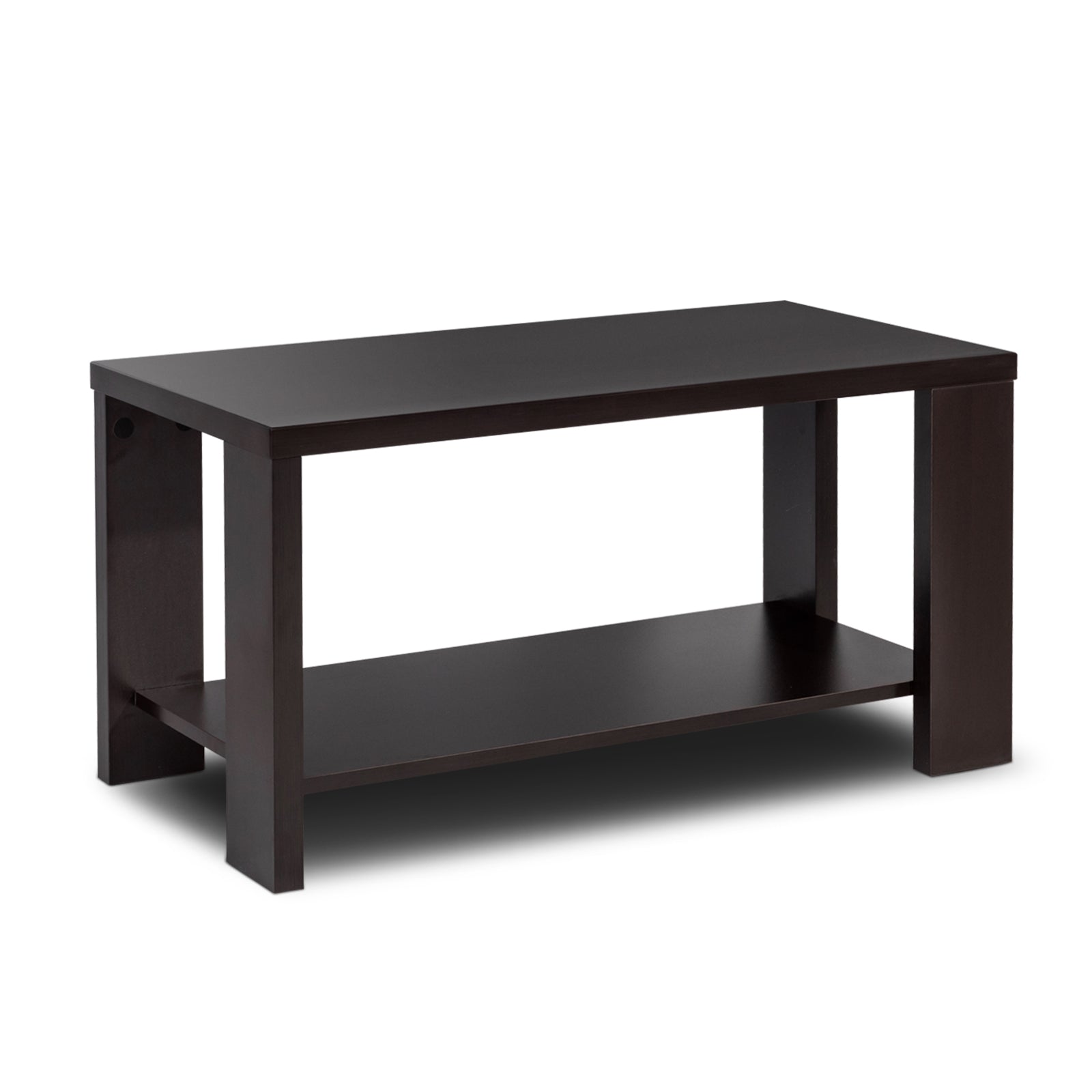 Rectangular Cocktail Coffee Table with Storage ShelfÂ