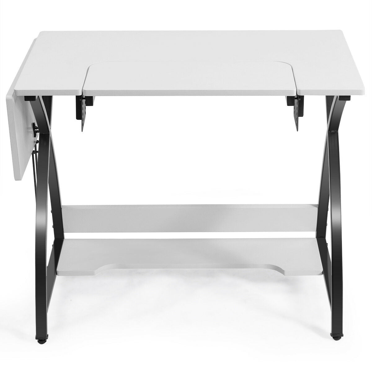 Sewing Craft Table Computer Desk with Adjustable PlatformÂ