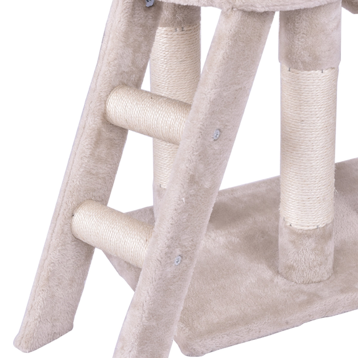 56 Inch Condo Scratching Posts Ladder Cat Play TreeÂ
