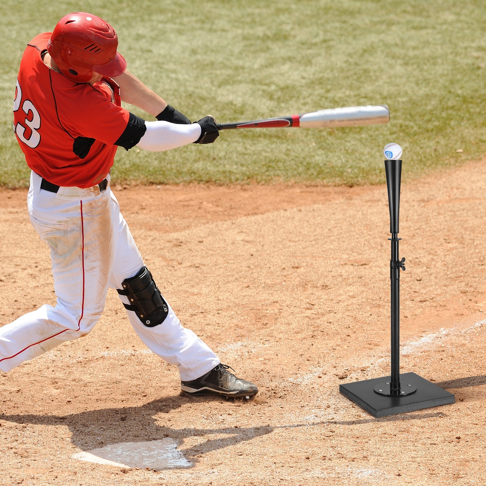 36 Inch Adjustable Heavy Duty Batting Tee for BaseballÂ