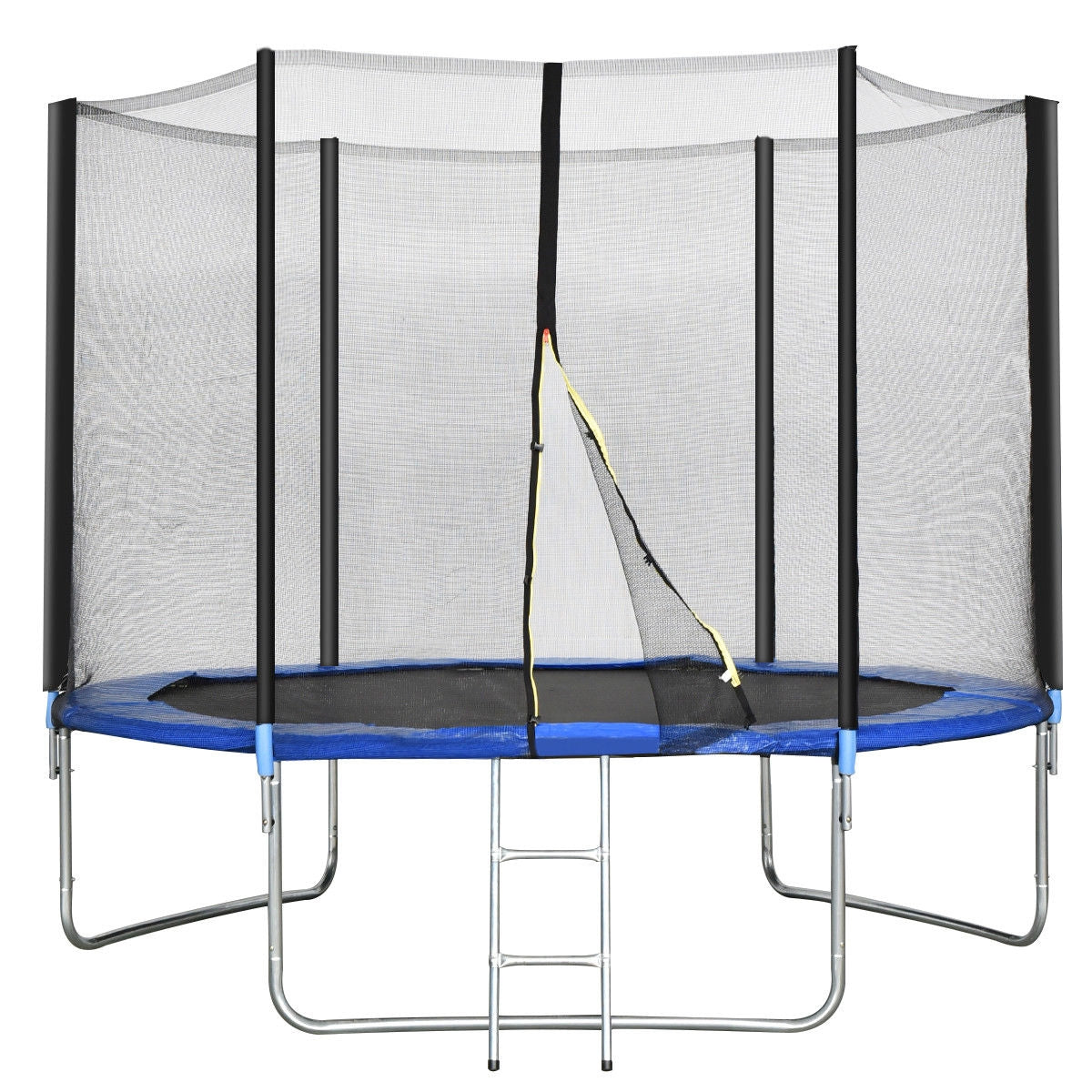 10 Feet Combo Bounce Jump Safety Trampoline with Spring Pad LadderÂ