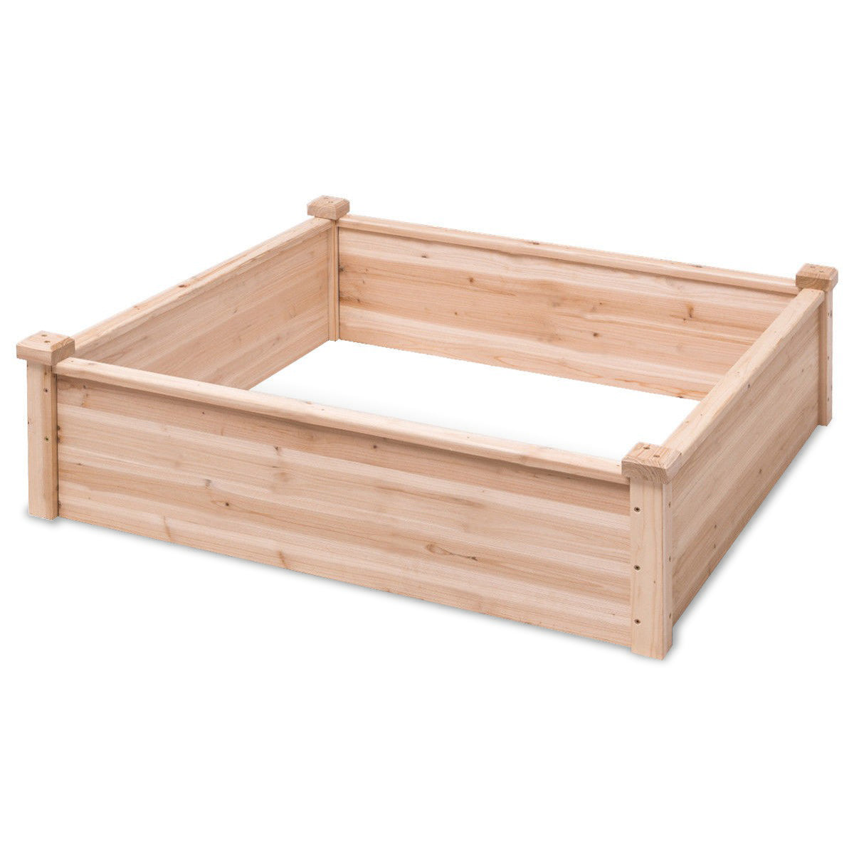 Wooden Square Garden Vegetable Flower BedÂ