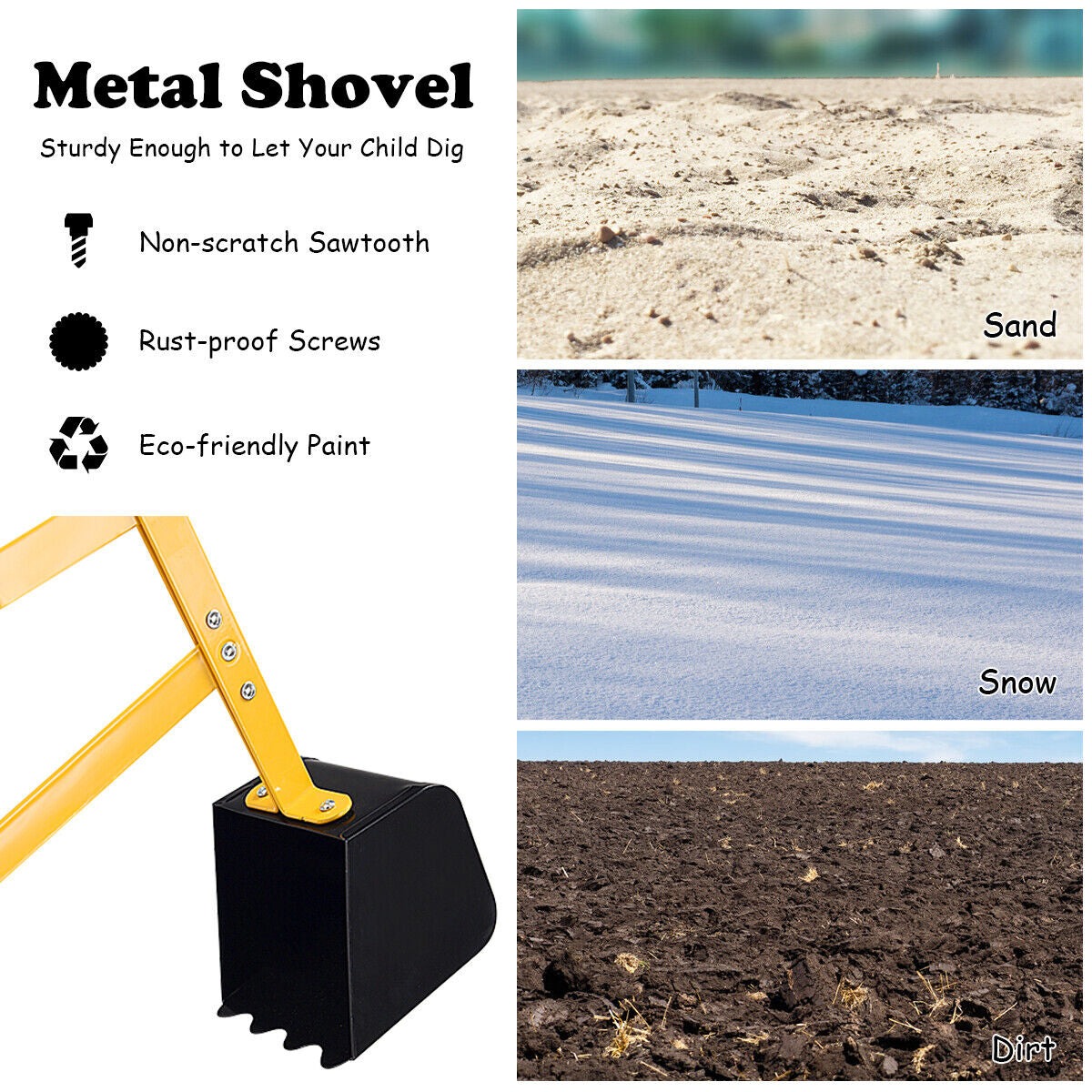 Heavy Duty Kid Ride-on Sand Digger ExcavatorÂ