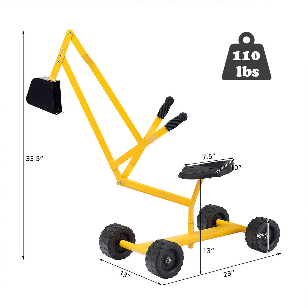 Heavy Duty Kid Ride-on Sand Digger ExcavatorÂ