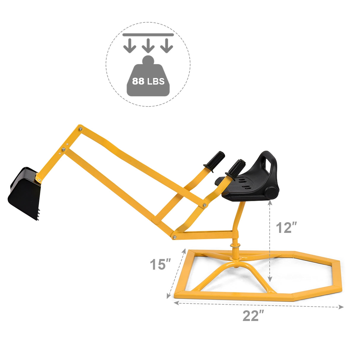 Heavy Duty Kid Ride-on Sand Digging DiggerÂ