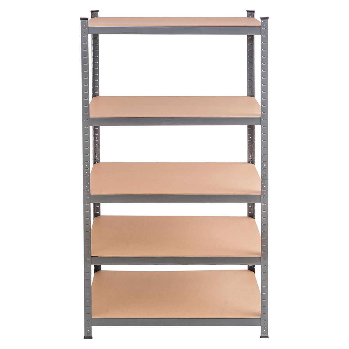 71 inch Heavy Duty Steel Adjustable 5 Level Storage Shelves-GrayÂ
