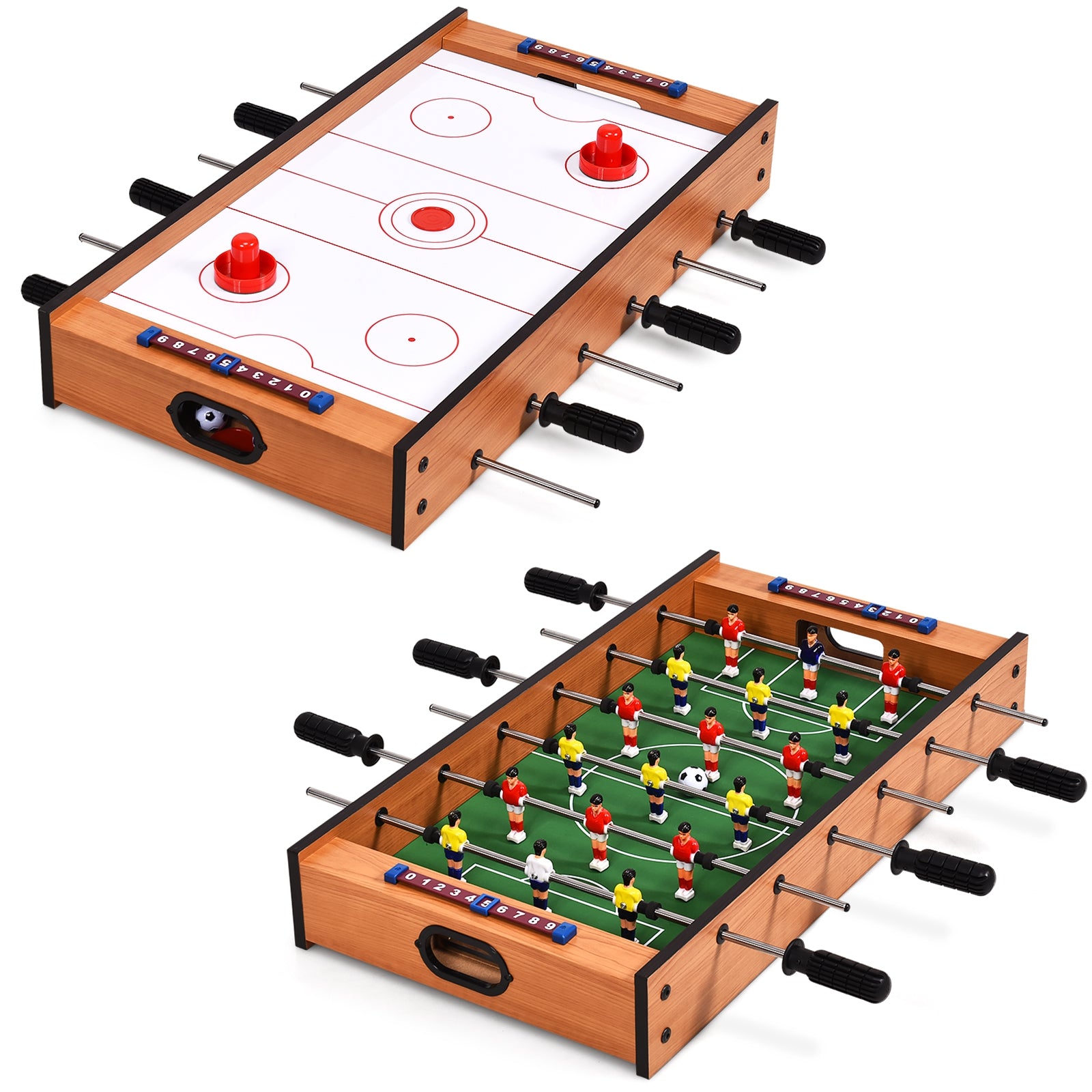 2 in 1 In/Outdoor Air Hockey Foosball Game TableÂ