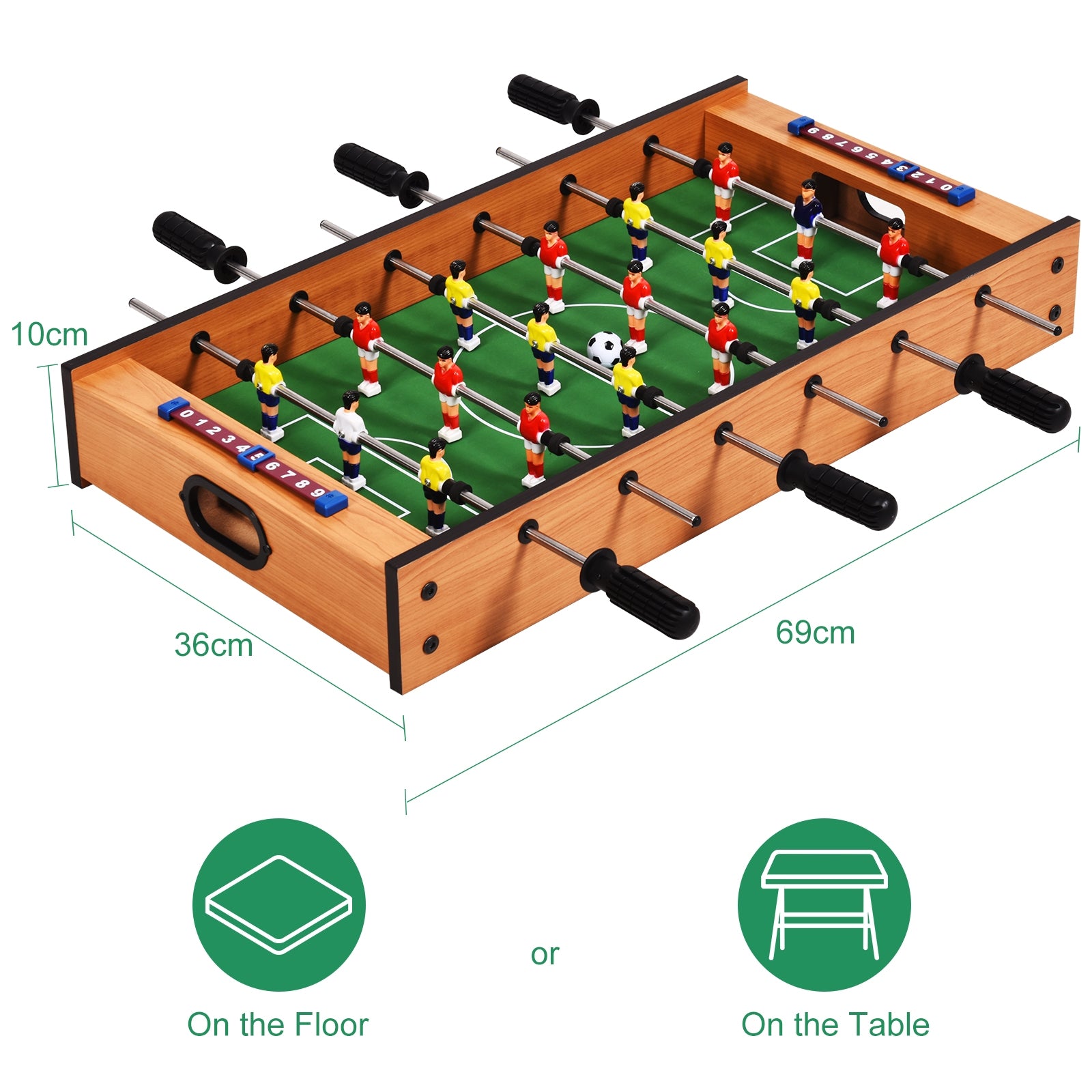 2 in 1 In/Outdoor Air Hockey Foosball Game TableÂ