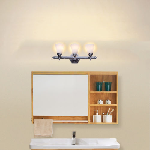 24 Inch 3-Light LED Vanity Fixture Polished Chrome Wall SconcesÂ