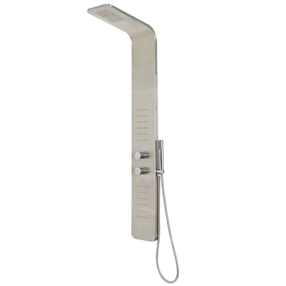 57 Inch Stainless Steel Shower Panel with12 x 8 Head ShowerÂ
