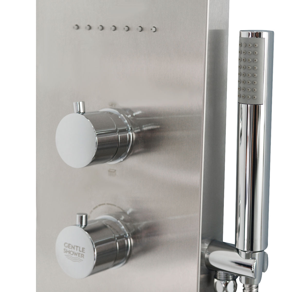 57 Inch Stainless Steel Shower Panel with12 x 8 Head ShowerÂ