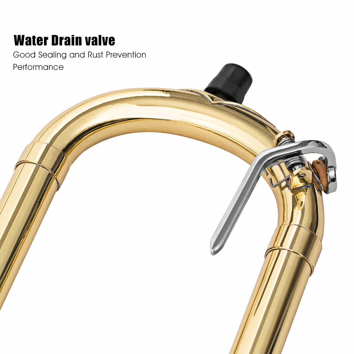 B Flat Trombone Golden Brass with MouthpieceÂ