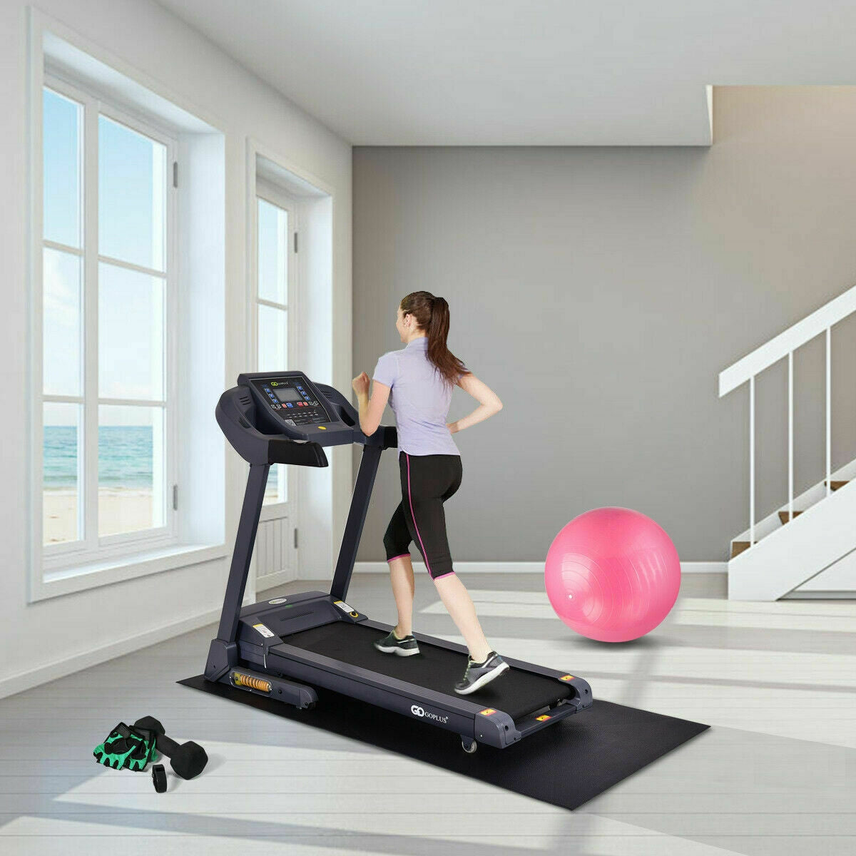 47/59/78 Inch Long Thicken Equipment Mat for Home and Gym Use-78 x 36 x 0.25 inchesÂ
