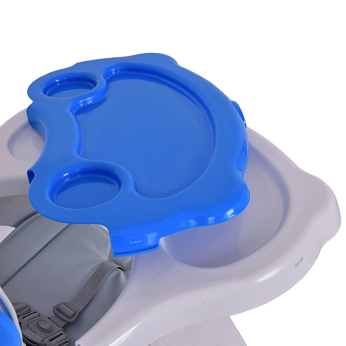 3 in 1 Convertible Play Table Seat Baby High Chair-BlueÂ