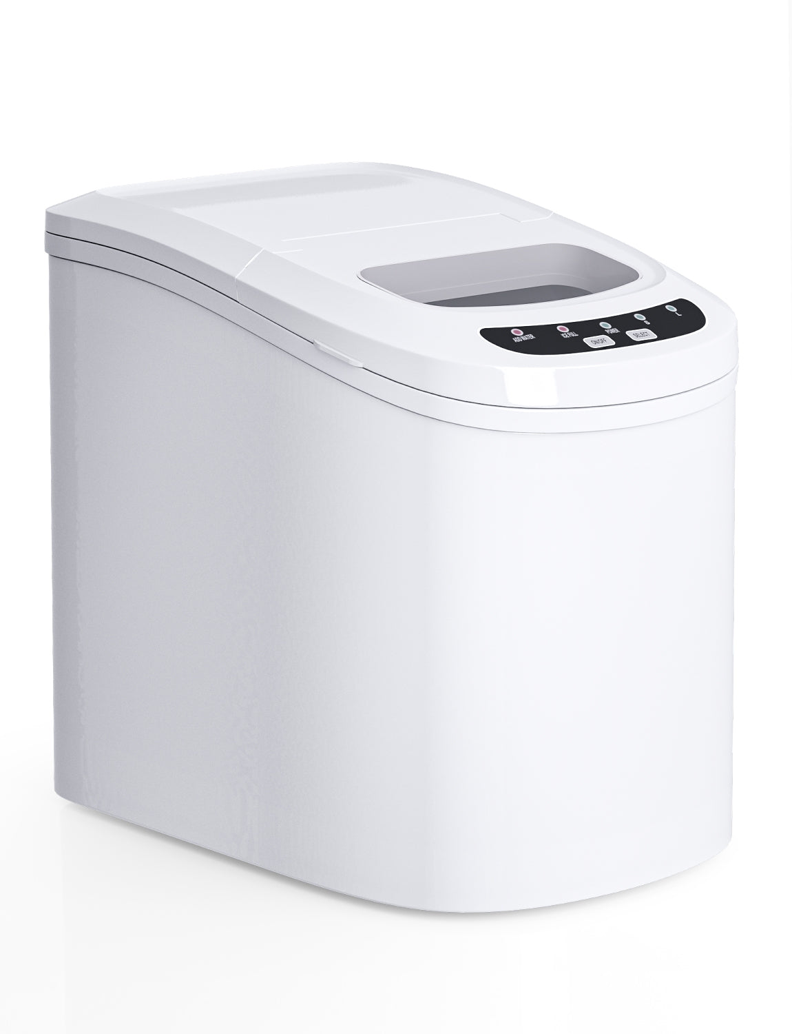 Mini Portable Compact Electric Ice Maker Machine-WhiteÂ