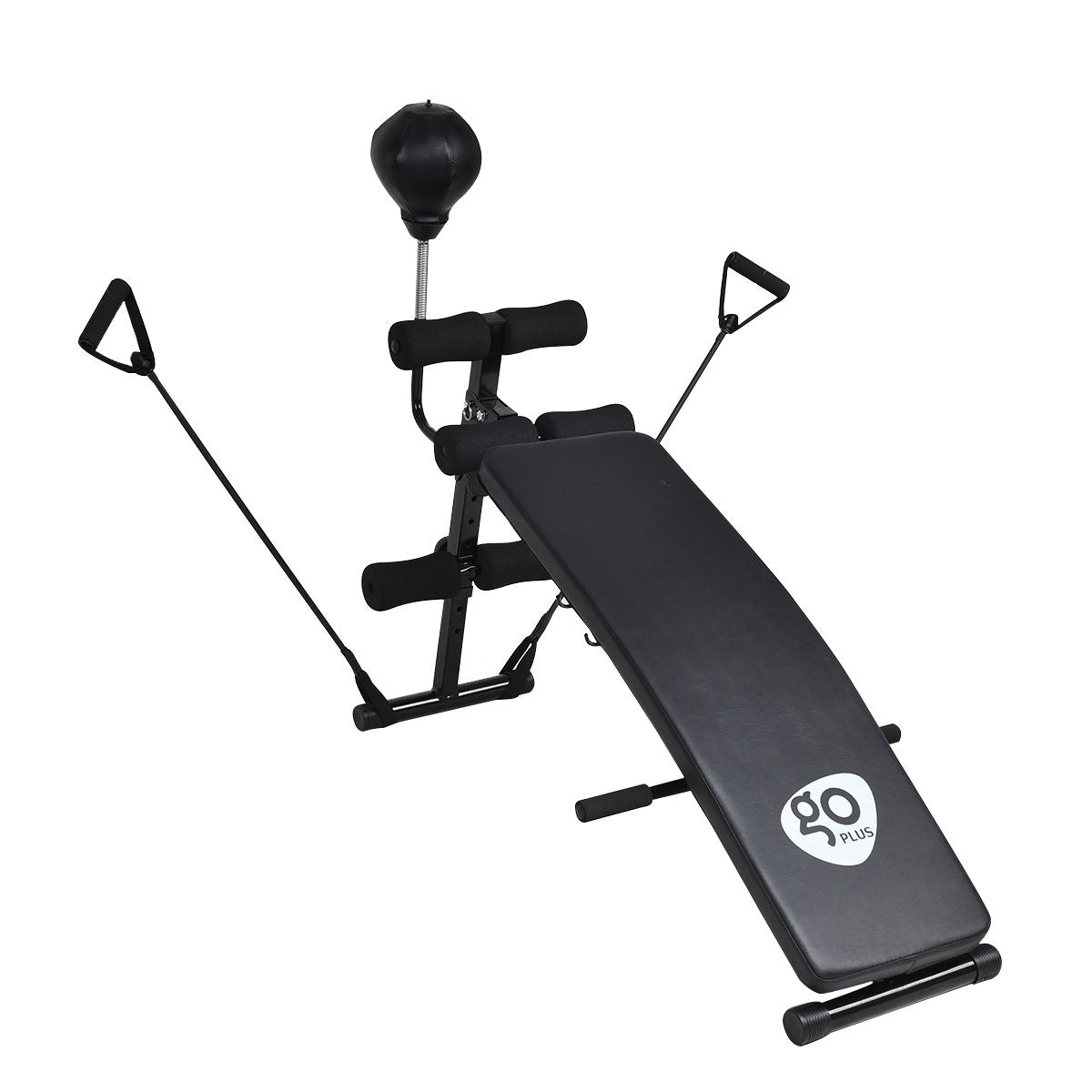 Adjustable Incline Curved Workout Fitness Sit Up BenchÂ