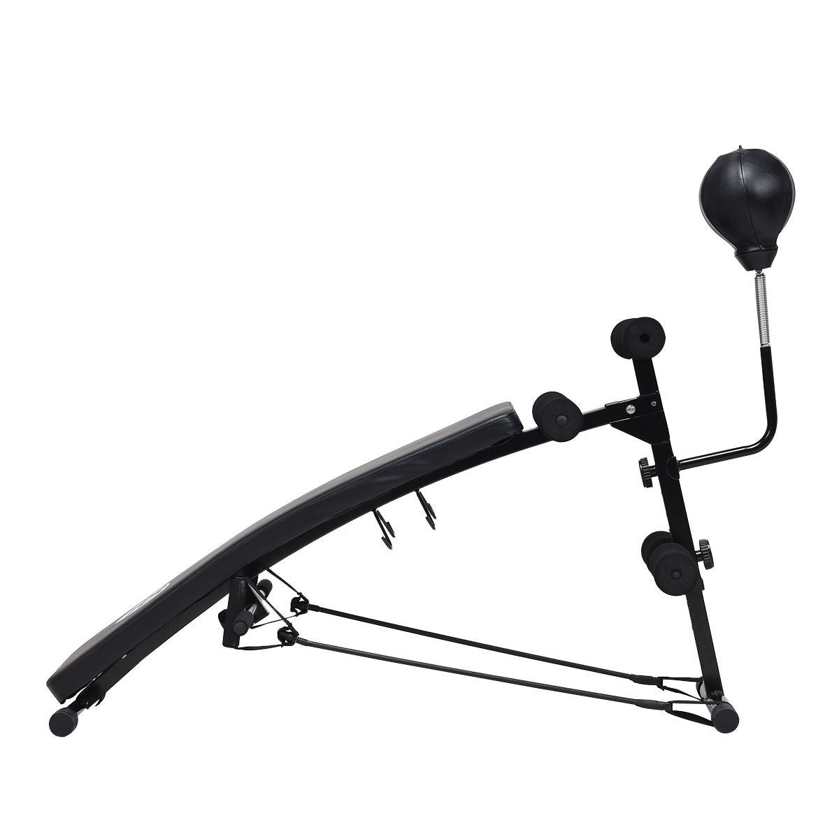 Adjustable Incline Curved Workout Fitness Sit Up BenchÂ