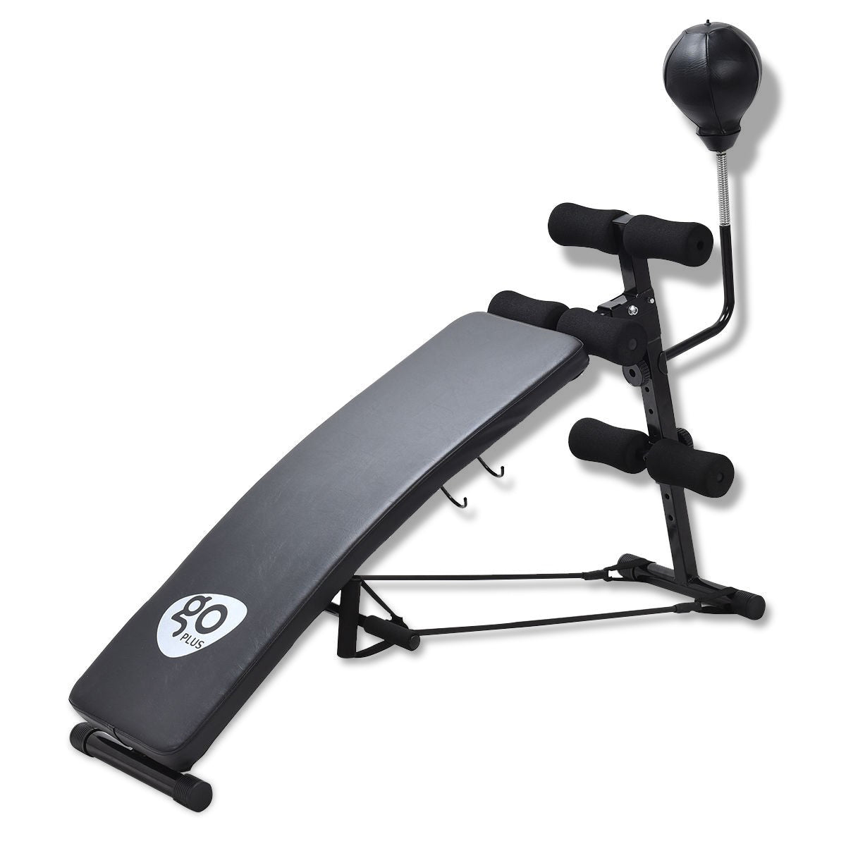 Adjustable Incline Curved Workout Fitness Sit Up BenchÂ