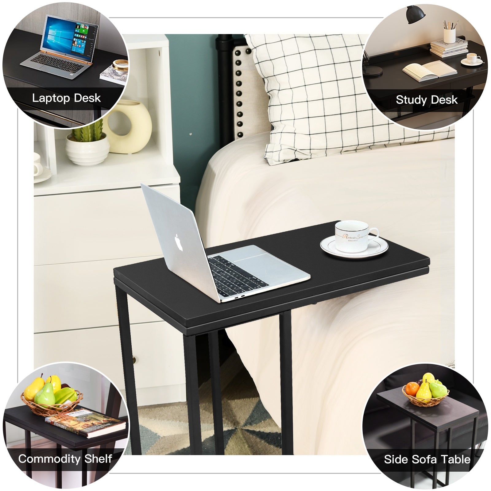 Coffee Tray Sofa Side End TableÂ