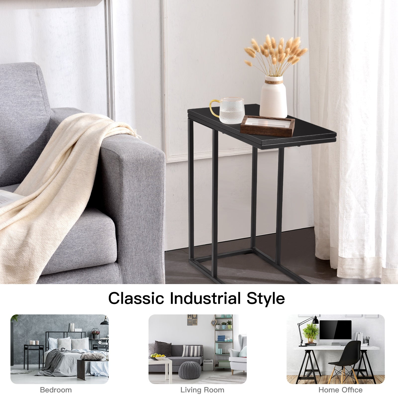 Coffee Tray Sofa Side End TableÂ