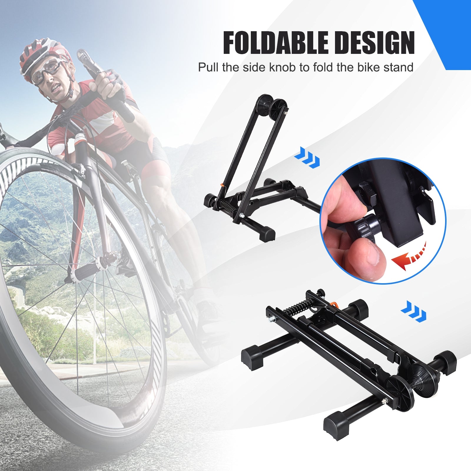 Bicycle Bike Floor Parking Storage Stand Display RackÂ