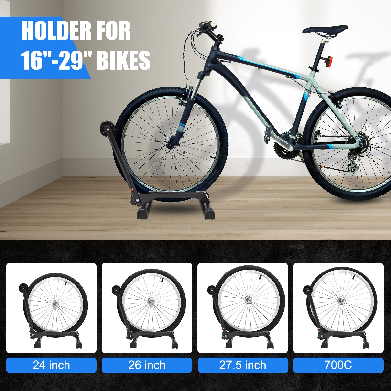 Bicycle Bike Floor Parking Storage Stand Display RackÂ