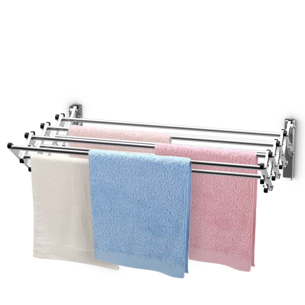 Stainless Wall Mounted Expandable Clothes Drying Towel RackÂ