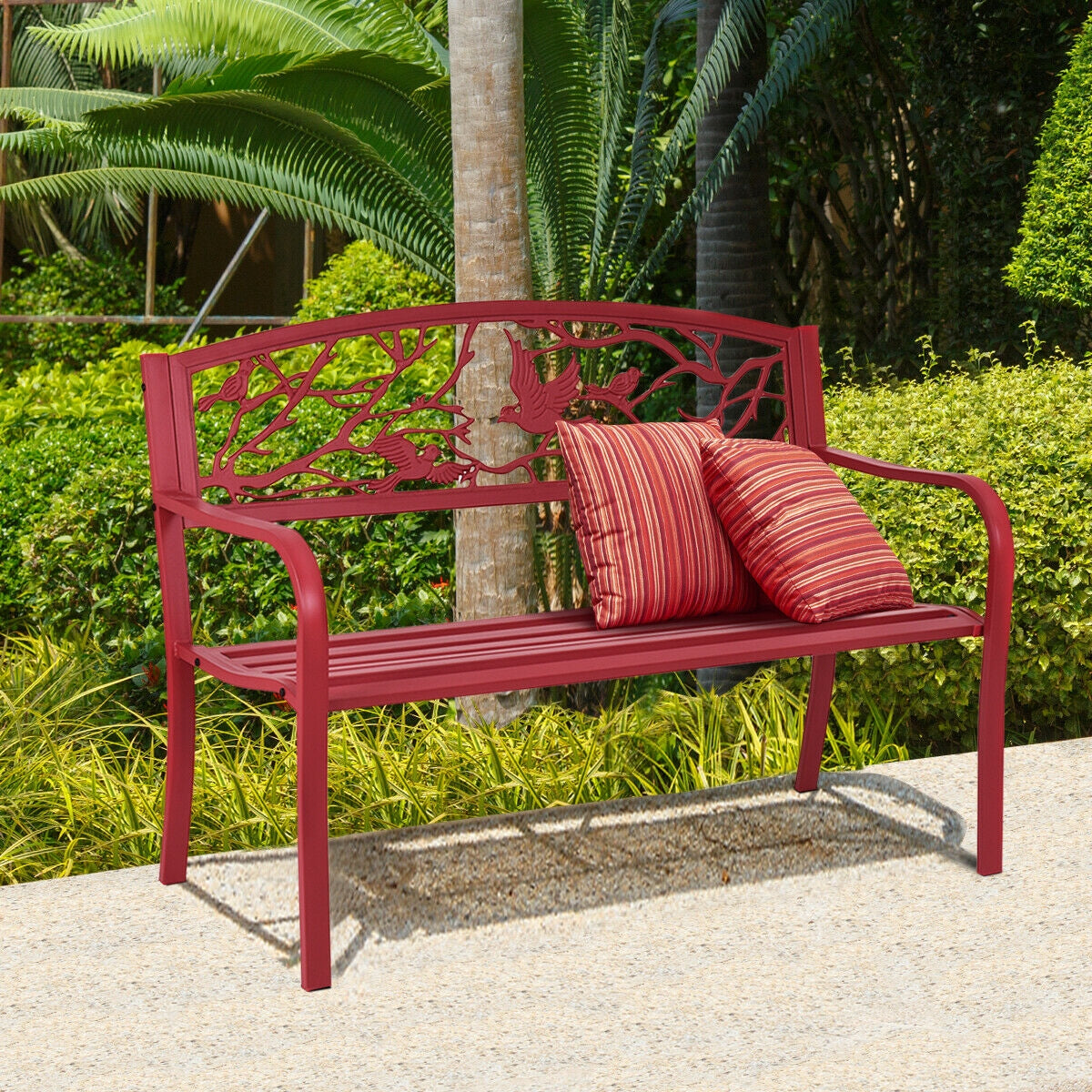 Patio Garden Bench Park Yard Outdoor FurnitureÂ