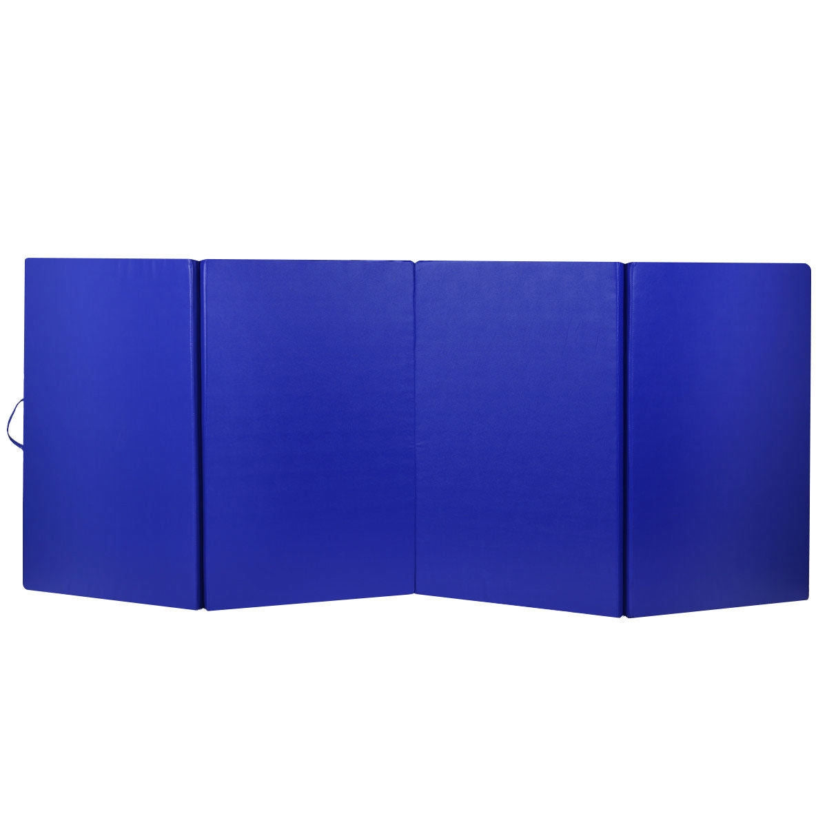 4 Feet x 10 Feet Thick Folding Panel Gymnastics Mat-BlueÂ