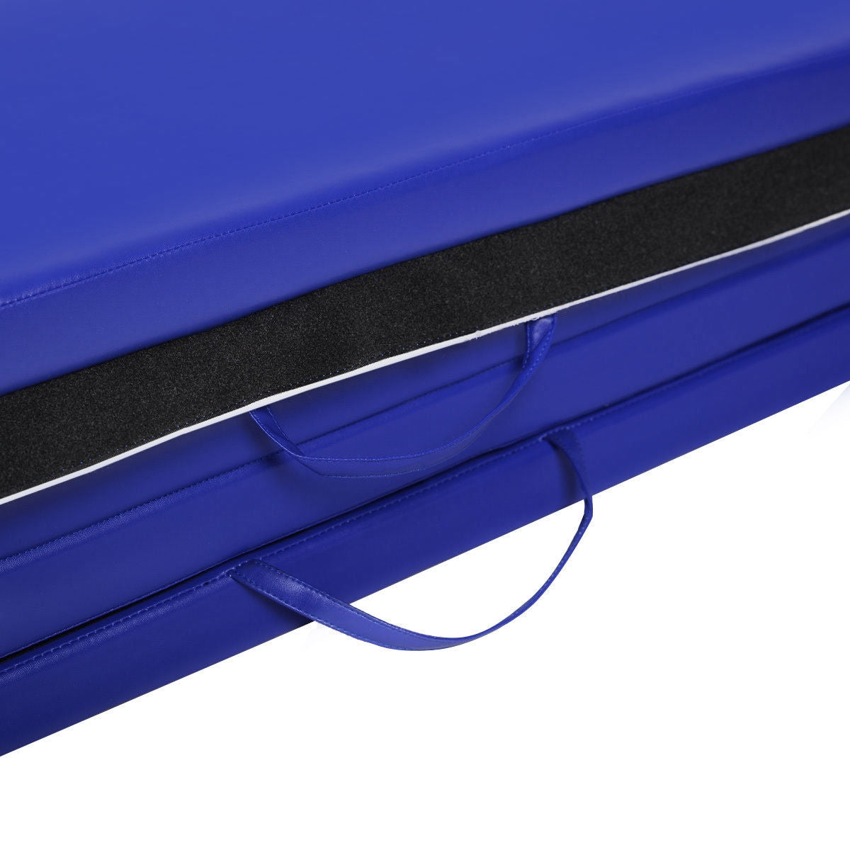4 Feet x 10 Feet Thick Folding Panel Gymnastics Mat-BlueÂ