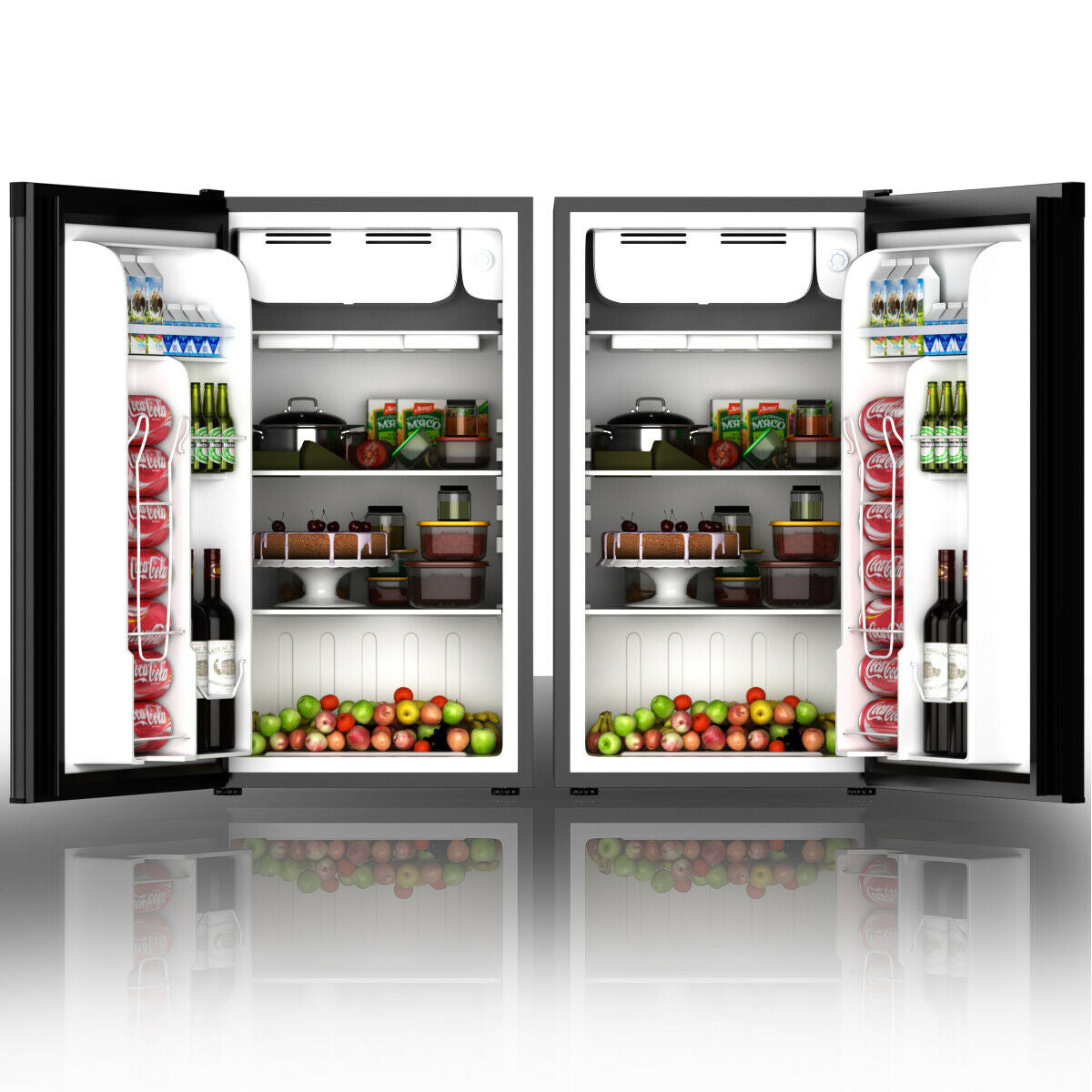 3.2 cu.ft. Mini Dorm Compact Refrigerator-BlackÂ
