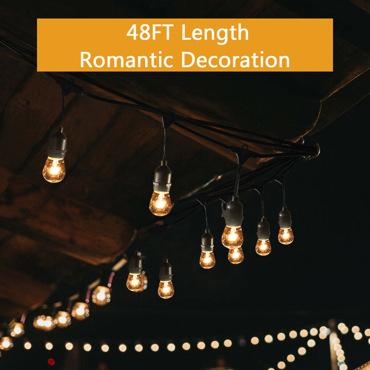 48 Feet Outdoor Waterproof LED Light BulbsÂ