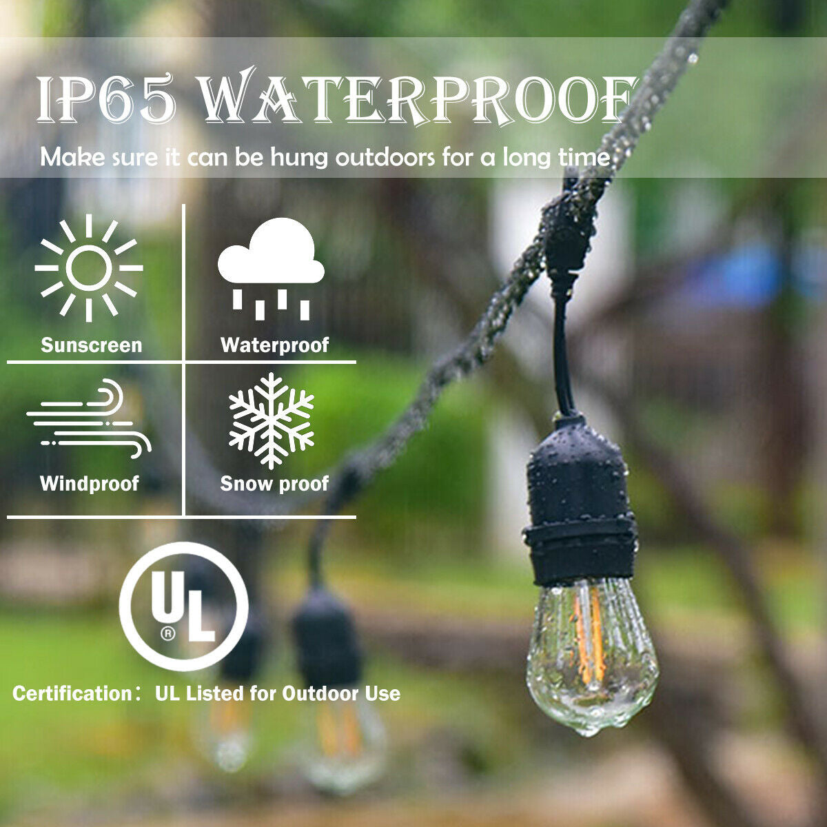 48 Feet Outdoor Waterproof LED Light BulbsÂ
